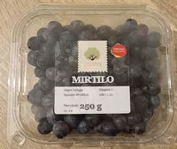 Jumlah gula yang masuk Mirtillo Arandos Arándanos