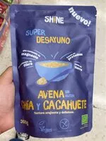 चीनी की मात्रा Super desayuno chia y cacahuete