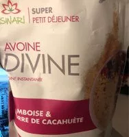 Avoine divine framboise beurre de cacahuetes