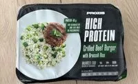 चीनी की मात्रा High Protein Beef Burger with Broccoli Rice
