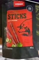Zuckermenge drin Chorizo sticks