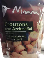 Sokerin määrä sisällä Croutons com Azeite e Sal