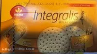 Zuckermenge drin Vieira Integralis Biscuits 175