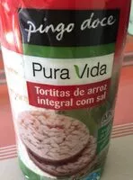 İçindeki şeker miktarı Tortitas de arroz integral com sal