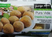Suhkru kogus sees Croquetes de Vegetais