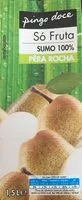 Sokerin määrä sisällä Só Fruta Sumo 100% Pêra Rocha