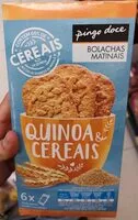 Sokerin määrä sisällä Quinoa e cereais