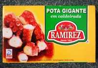चीनी की मात्रा Pota Gigante em caldeirada