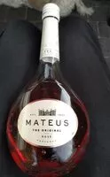 Sucre et nutriments contenus dans Mateus