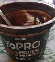 Suhkru kogus sees YoPro Protein Pudding Chocolate