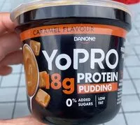 Suhkru kogus sees YoPro Protein Pudding Caramelo