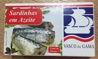Sokerin määrä sisällä Sardinhas em Azeite