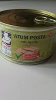 Sokerin määrä sisällä Atum Posta em azeite