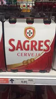 Suhkru kogus sees Sagres Cerveja