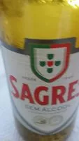 Suhkru kogus sees Sagres sans alcool
