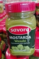 入っている砂糖の量 Mostarda wasabi