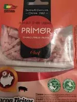 Sokerin määrä sisällä Bacon Tiritas
