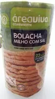 Jumlah gula yang masuk Bolacha Milho com Sal