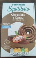 Количество сахара в Chocolate e Cacau Mini Bolachas