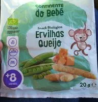 Количество сахара в Snack Biológico Ervilhas Queijo