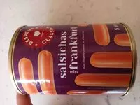 Quantité de sucre dans salsichas tipo frankfurt