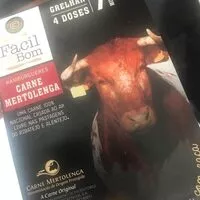 चीनी की मात्रा Hambúrgueres Carne Mertolenga