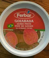 入っている砂糖の量 Goiabada Ferbar 600Gr.,