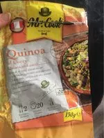 Quantité de sucre dans Quinoa au curry