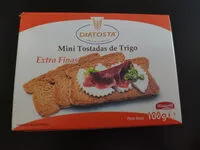 Sokerin määrä sisällä Mini tostadas de trigo extra finas