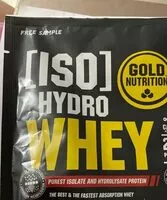 Sokerin määrä sisällä Iso hydro whey
