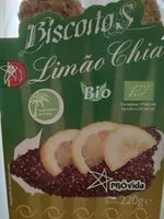 चीनी की मात्रा Biscoitos Limão E Chia Bio 220 G - Próvida