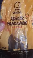 Sokerin määrä sisällä Azucar mascavado