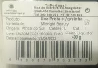 Jumlah gula yang masuk Uva Preta sem Grainha