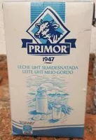 Sokerin määrä sisällä Leche Semidesnatada