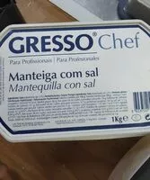 含糖量 Manteiga com sal