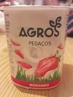 चीनी की मात्रा Iogurte com Pedaços de Morango