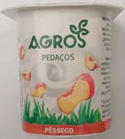 चीनी की मात्रा Iogurte com Pedaços de Pêssego