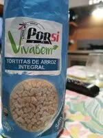 चीनी की मात्रा Tortitas de arroz integral