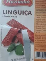 Amount of sugar in Linguiça