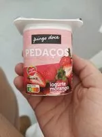 Jumlah gula yang masuk Yogurte pedaços morango