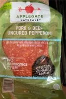 入っている砂糖の量 Pork & Beef Uncured Pepperoni