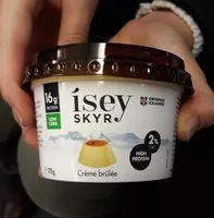 Sokerin määrä sisällä Skyr Crème brulée