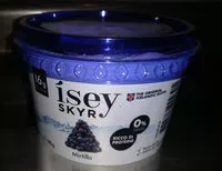 Sokerin määrä sisällä Skyr  mirtillo