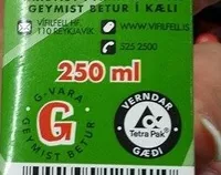 Gula dan nutrisi di dalamnya Svali