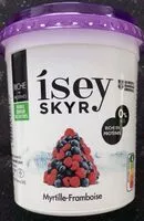 Sokerin määrä sisällä Skyr à la myrtille et à la framboise