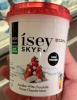 Sokerin määrä sisällä Skyr Aardbei-Witte chocolade