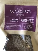 Sucre et nutriments contenus dans Guru snack organic