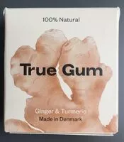 Sucre et nutriments contenus dans True gum