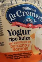 İçindeki şeker miktarı yogur con confitura de durazno y naranja