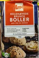 Cantidad de azúcar en Koldhævede Brunch Boller